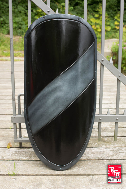 Large Shield Black/Silver
